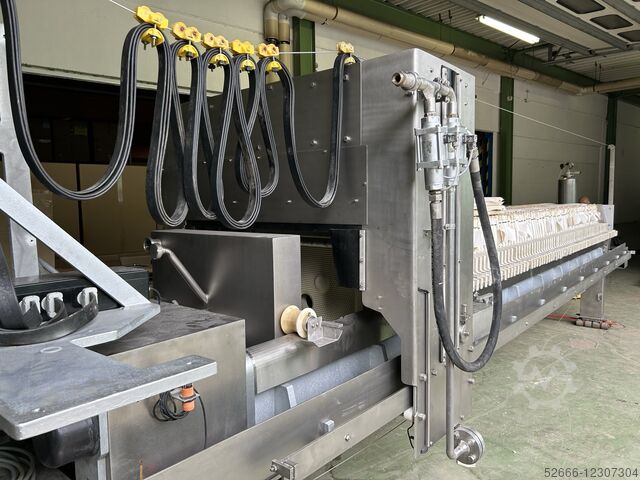 Chamber filter press in stainless steel Schenk KFP 800/80