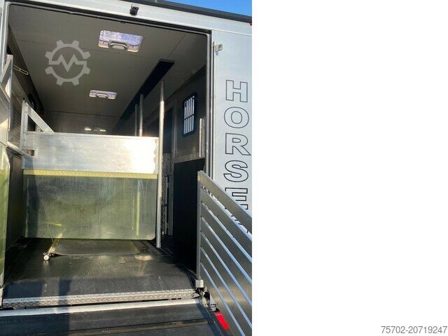 Livestock transporter MAN TGL 8180 Gimmel 1-4 Pferde Wohnmobilzulassung