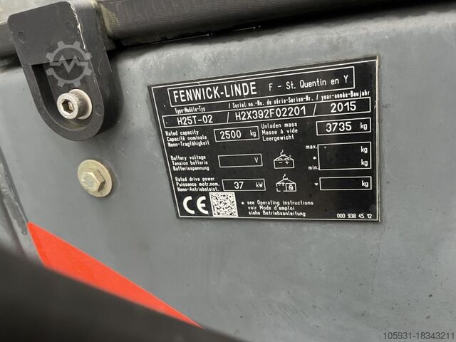 LPG Forklifts Linde H25T-02