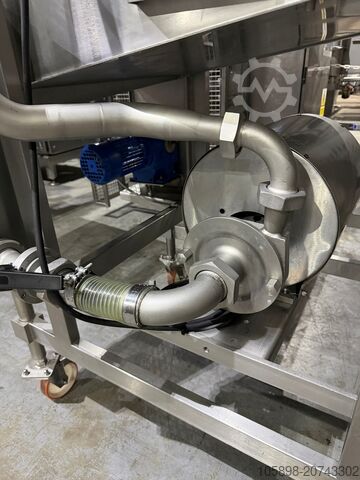 600 mm Überziehanlage mit Hochleistungspumpe. GEA CFS WetCoater 600