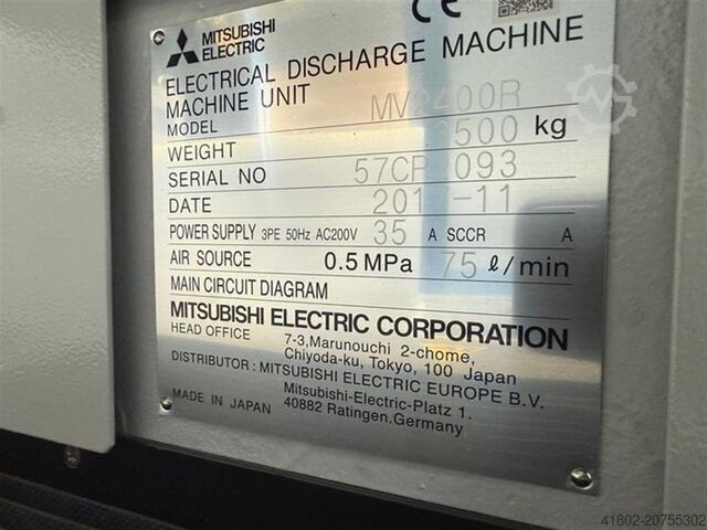 Drahterodiermaschine MITSUBISHI MV 2400R