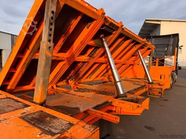 Tieflader-Sattelauflieger DINKEL DSAFA 36000 Schräglader/Tieflader 2x Lenkachse