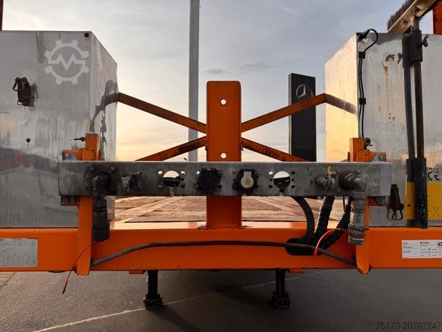 Tieflader-Sattelauflieger DINKEL DSAFA 36000 Schräglader/Tieflader 2x Lenkachse