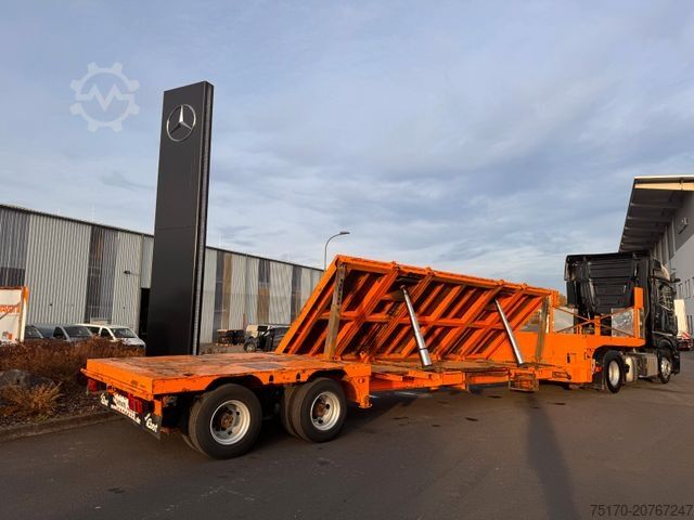 Tieflader-Sattelauflieger DINKEL DSAFA 36000 Schräglader/Tieflader 2x Lenkachse