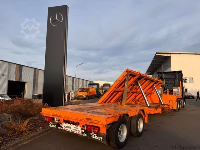 Tieflader-Sattelauflieger DINKEL DSAFA 36000 Schräglader/Tieflader 2x Lenkachse