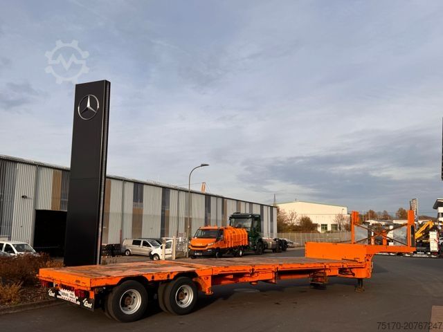 Tieflader-Sattelauflieger DINKEL DSAFA 36000 Schräglader/Tieflader 2x Lenkachse