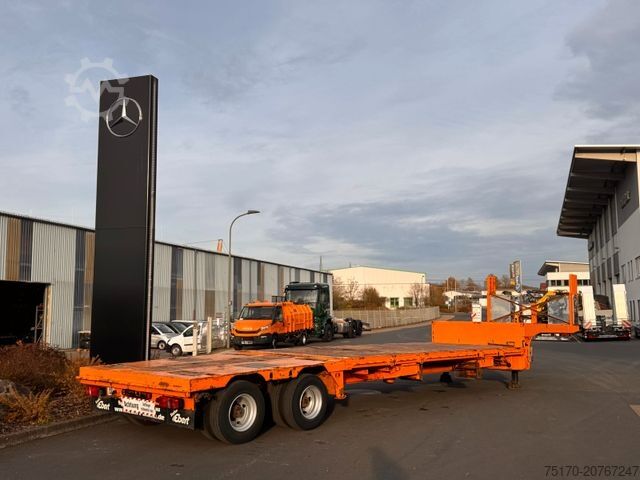 Tieflader-Sattelauflieger DINKEL DSAFA 36000 Schräglader/Tieflader 2x Lenkachse