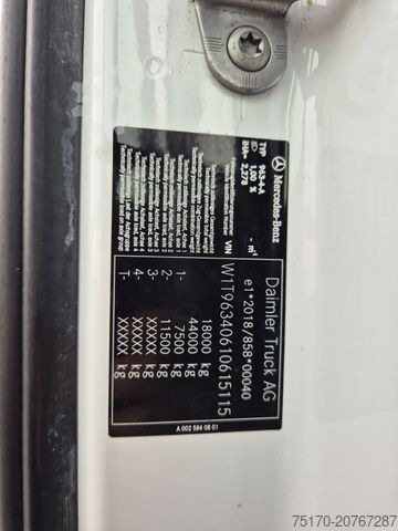 Volumen SZM MERCEDES-BENZ Actros 1845 LSnRL Standklima Vollspoiler