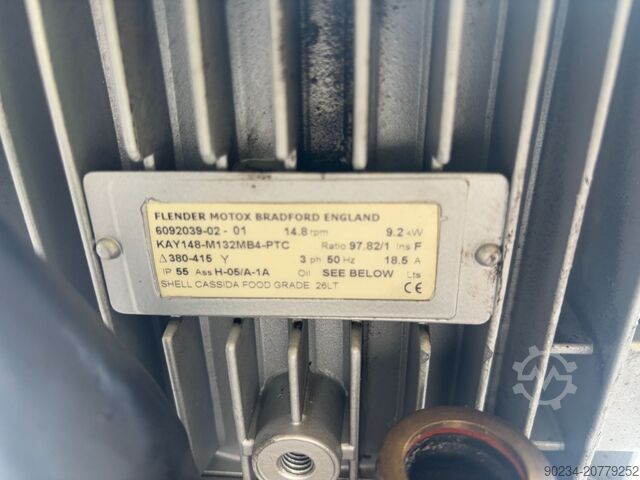 Gebrauchter Winkworth PV3000 3.000 Liter Edelstahl-Prozessbehälter WINKWORTH PV3000