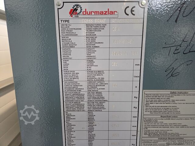 Abkantpresse DURMA AD-Servo 30175