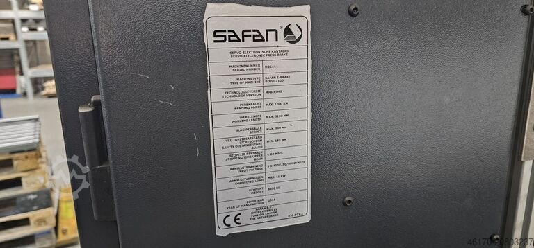 Abkantpresse Safan E Brake 100 3100 TS1