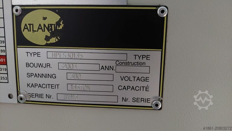 Hydr. Abkantpresse ATLANTIC HPES 30-135