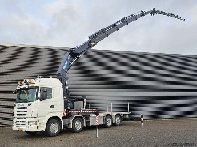 Kranwagen Scania R480 8X2 / HMF 60 t/m + JIB / RETARDER