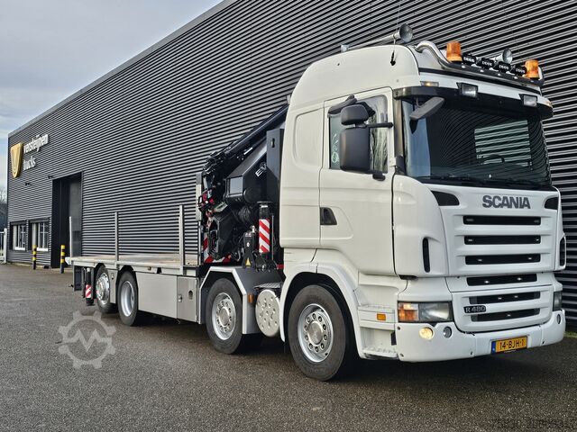 Kranwagen Scania R480 8X2 / HMF 60 t/m + JIB / RETARDER