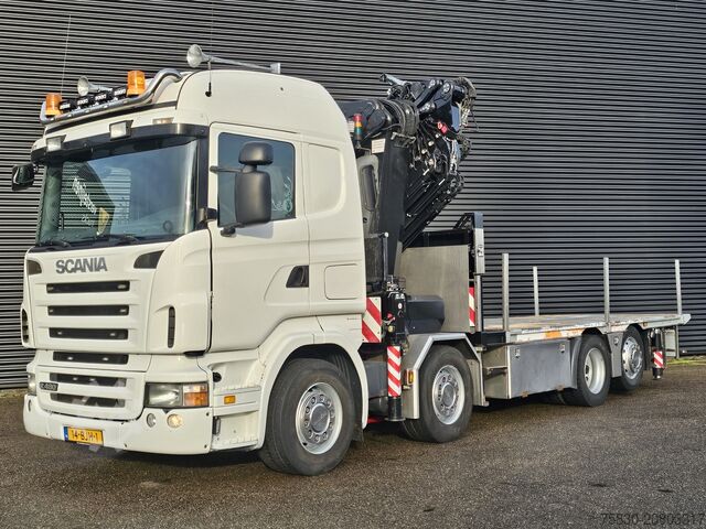 Kranwagen Scania R480 8X2 / HMF 60 t/m + JIB / RETARDER