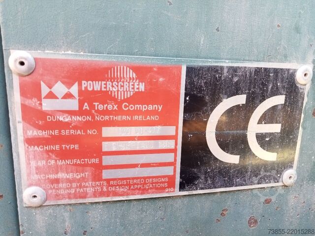 Screen Powerscreen Turbo Chieftain 1800