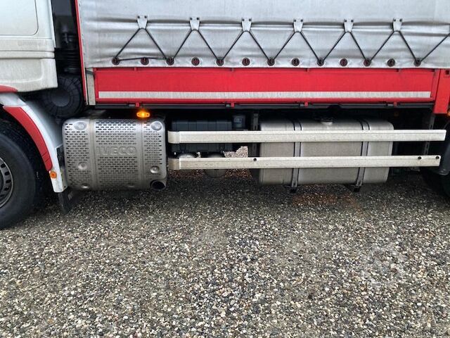 Flatbed + tarpaulin Iveco STRALIS AS190S46 P EURO 6 CUBE
