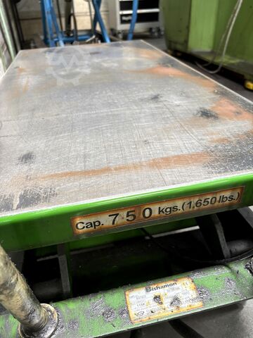 Lot of height-adjustable platform trucks Platform Carts Height-adjustable