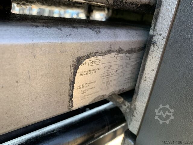 Multi-pallet handler 2/1 profile type Kaup 2T429C