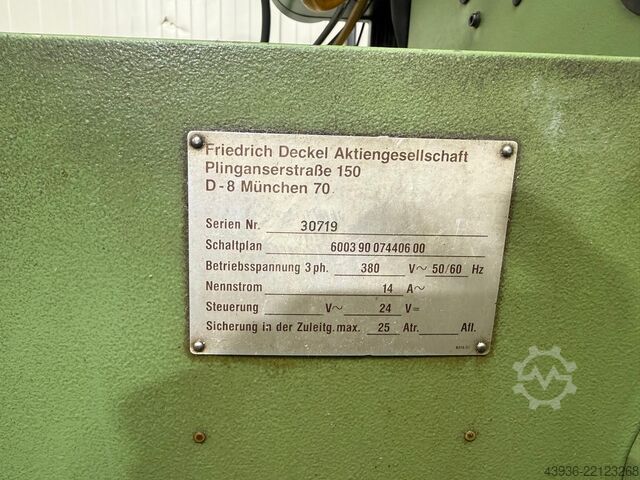 Milling machine Deckel - FP4M Deckel FP4M