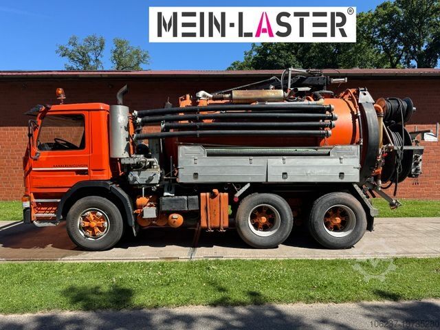Vacuum tank truck SCANIA 112 6x4 Saug Spül Kombi Kaiser Top Zustand 6x4