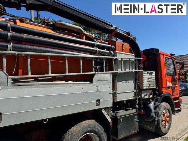 Vacuum tank truck SCANIA 112 6x4 Saug Spül Kombi Kaiser Top Zustand 6x4