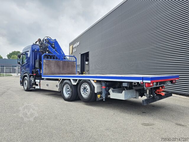 Loading platform Scania G500 6x2 / FASSI 45 t/m  CRANE / KRAN / GRUA