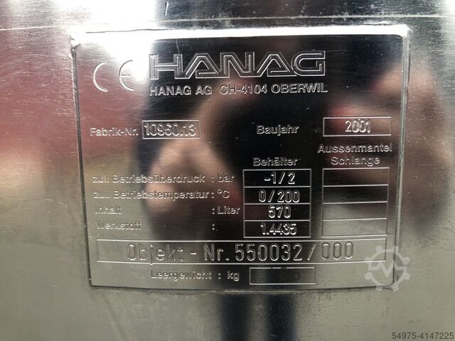 Stainless steel tank tank pressure vessel 10451