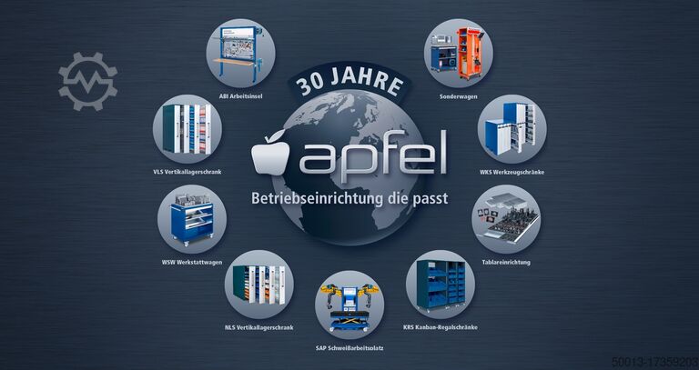 Trump, punching tool cabinet Apfel GmbH Stanzwerkzeugschrank - WKS002 Set S