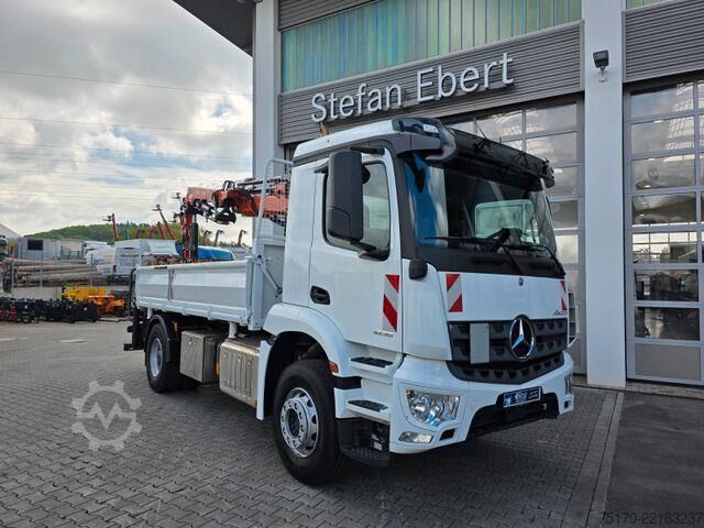 Tipper Mercedes-Benz Arocs 1835 KK Heckkran Atlas 126.3E-A3L Funk