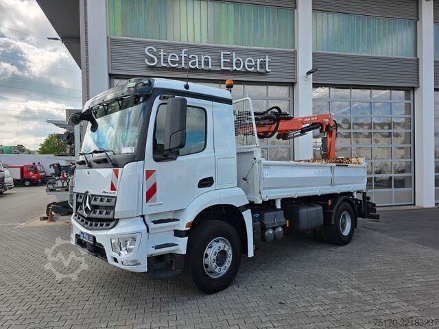 Tipper Mercedes-Benz Arocs 1835 KK Heckkran Atlas 126.3E-A3L Funk