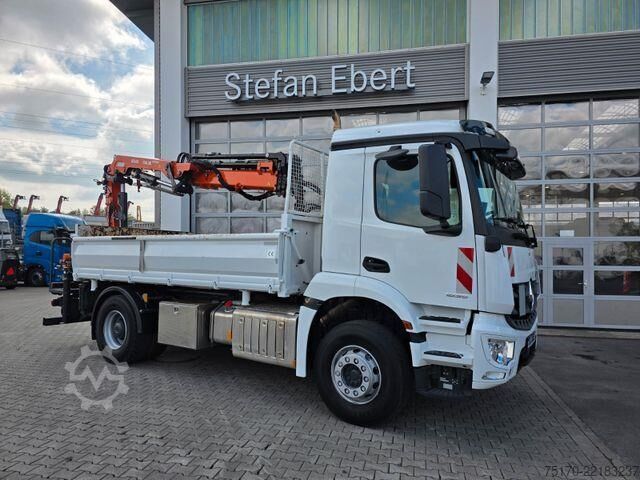 Tipper Mercedes-Benz Arocs 1835 KK Heckkran Atlas 126.3E-A3L Funk