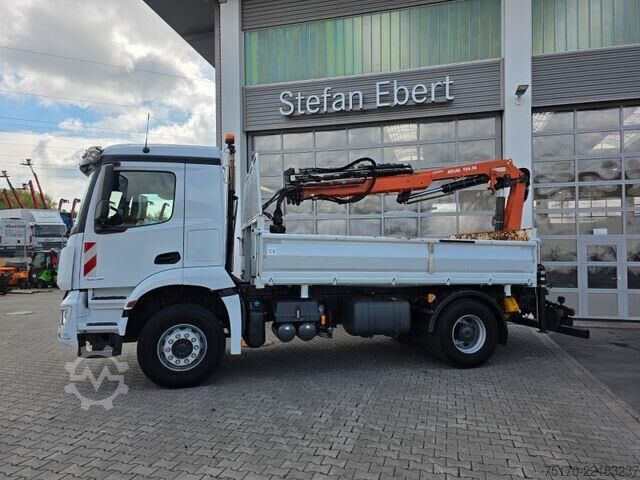 Tipper Mercedes-Benz Arocs 1835 KK Heckkran Atlas 126.3E-A3L Funk