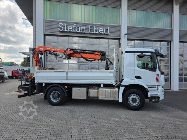 Tipper Mercedes-Benz Arocs 1835 KK Heckkran Atlas 126.3E-A3L Funk