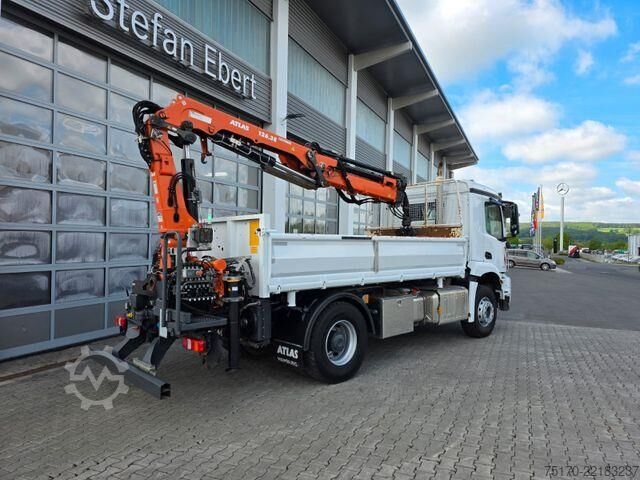 Tipper Mercedes-Benz Arocs 1835 KK Heckkran Atlas 126.3E-A3L Funk