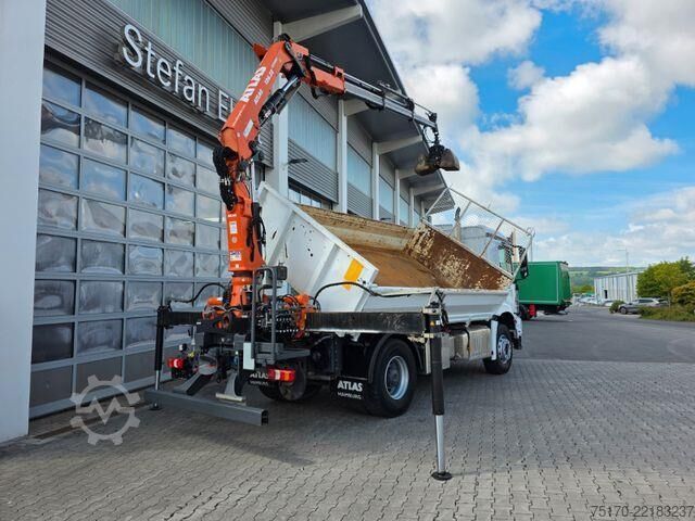 Tipper Mercedes-Benz Arocs 1835 KK Heckkran Atlas 126.3E-A3L Funk