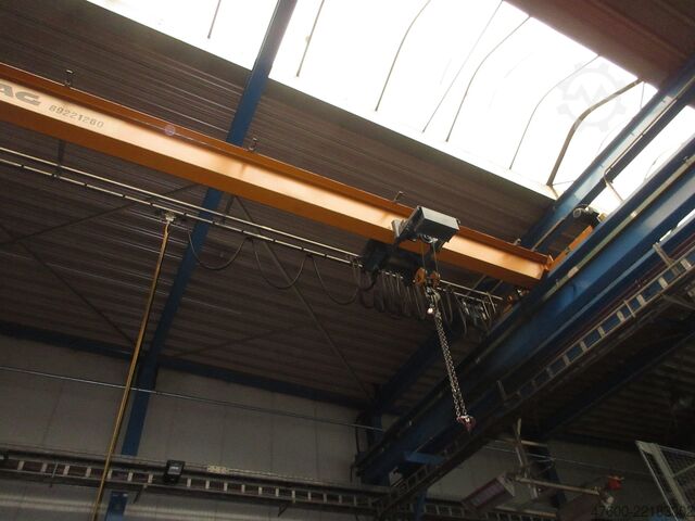 Overhead crane, crane, hall crane, track gauge 14,000 mm Demag Hallenkran Brückenkran Kran 3,2t Kran Seilzug PLV 3200Kg Spur 14m Hub 6m