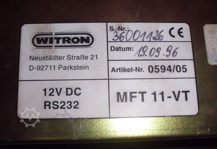 Tastatur Witron MFT 11 - VT 12 V DC RS 232