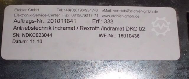 Frequency converter Rexroth Indramat DKC02.3-040-7-FW