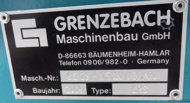 Übergabe Station Rollenbahn Grenzebach WRS