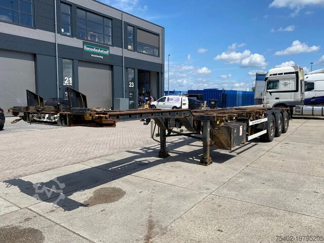 Container transport Krone SD Chassis / ADR / 2x Extendable / MB + Disc / ...