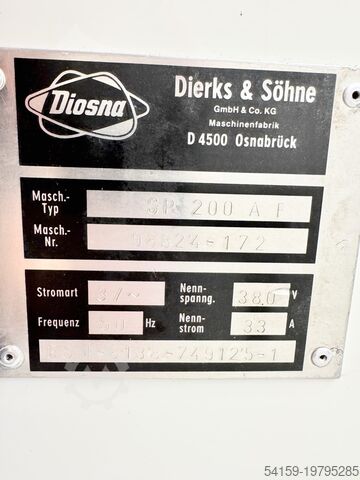 Knetmaschinen Diosna SP200 AF