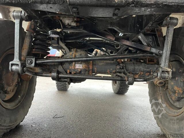 Ladepritsche Mercedes-Benz UNIMOG 435G/1700L - HIAB 102 - 4x4 - 6 cilinder...