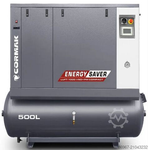 LUFT 1500 VSD+PM COMPACT + 500L Behälter CORMAK LUFT 1500 VSD+PM COMPACT + 500L tank