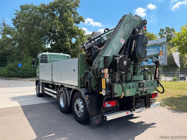 Flatbed truck MAN TGS 26.440 6x2 KRAN 28m +JIB+SEILWINDE+5/6 Steue