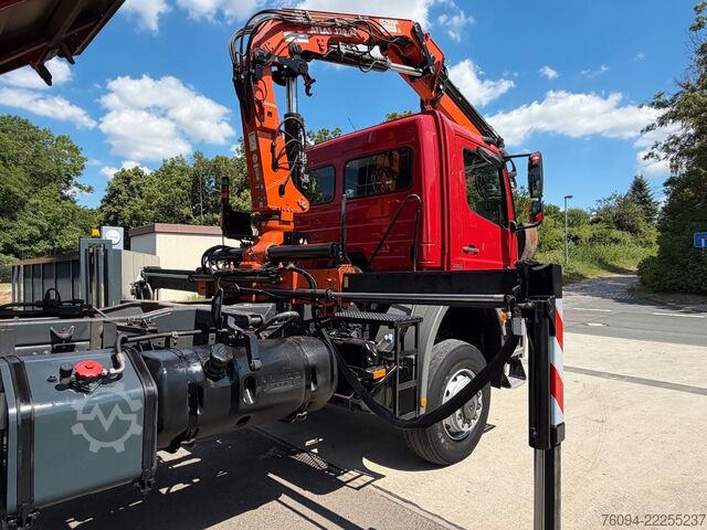 Truck mounted crane MERCEDES-BENZ Axor 1833 4x4 Kipper Kran 17m FUNK AHK