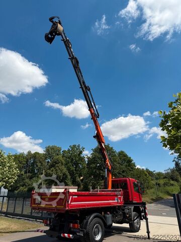 Truck mounted crane MERCEDES-BENZ Axor 1833 4x4 Kipper Kran 17m FUNK AHK