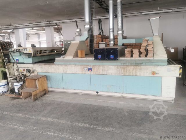 Roller coating UV-drying tunnel Superfici Elmag Combiline