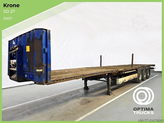 Ladepritsche Krone SD 27 FREINS TOMBOURS /TROMMELREMMEN