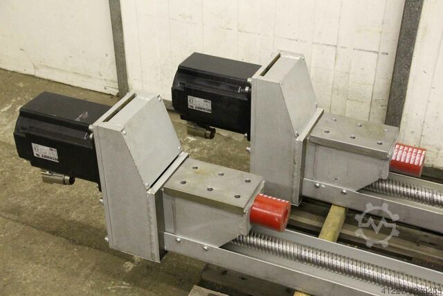 Linear rails with servo drive BJM Verfahrweg 2430 mm